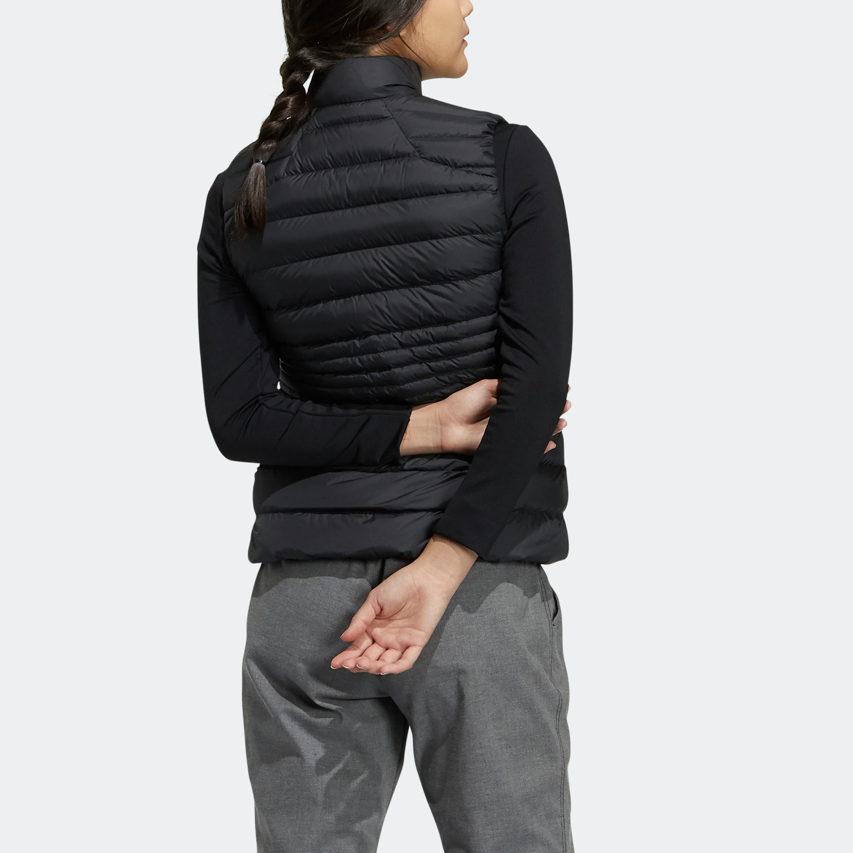 (WMNS) adidas Core Down Vest Asia Sizing 'Black' GT3317