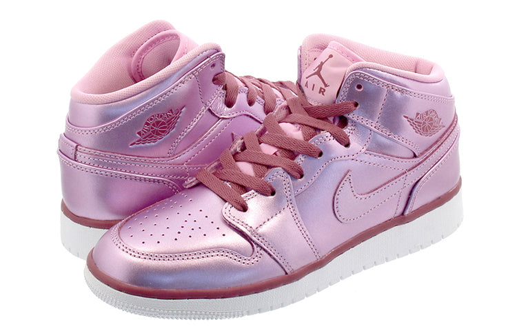 (GS) Air Jordan 1 Mid SE 'Pink Rose' AV5174-640