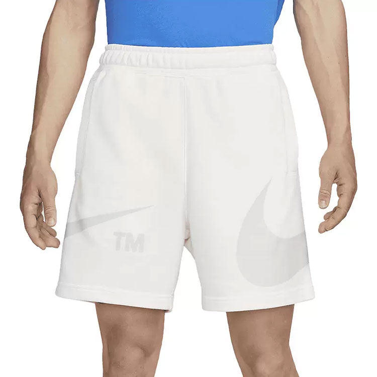 Men's Nike Solid Color Logo Printing Elastic Waistband Shorts Black DD5998-133