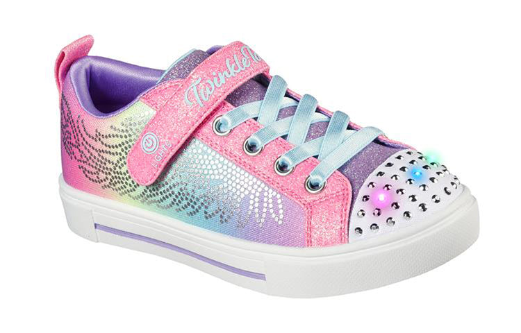 (GS) Skechers Twinkle Sparks 'Pink Blue White' 314797L-HPMT