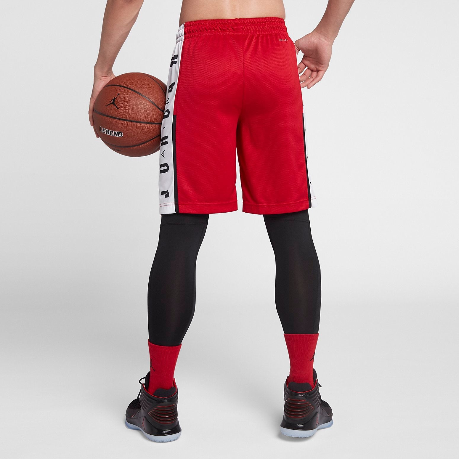 Air Jordan Rise Graphic Dri-fit Shorts 'Red' 888377-687