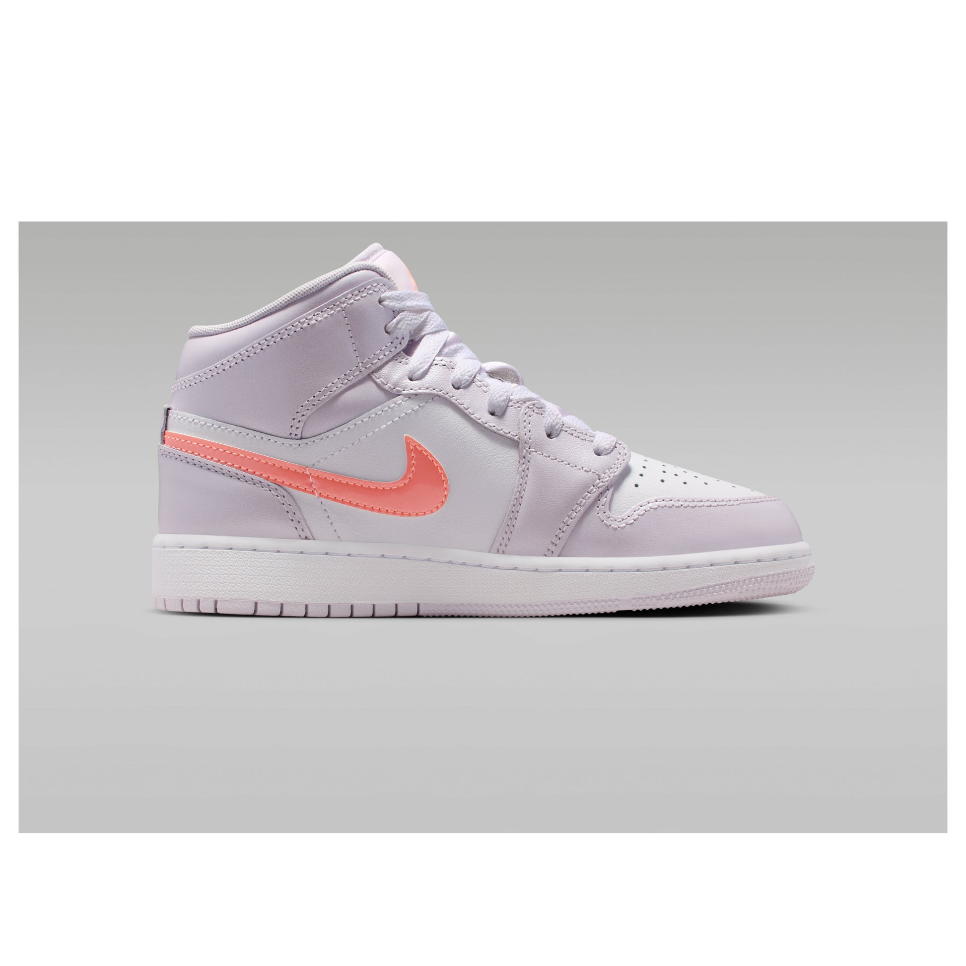 (GS) Air Jordan 1 Mid 'Barely Grape White' IM4419-500