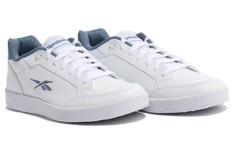 Reebok Vector Smash Low Top Casual Skate Shoes Unisex White Blue GW7756