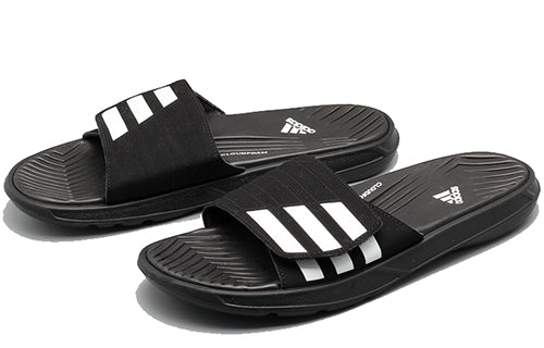 adidas IZAMO CF Black White Slippers 'Black White' S77989