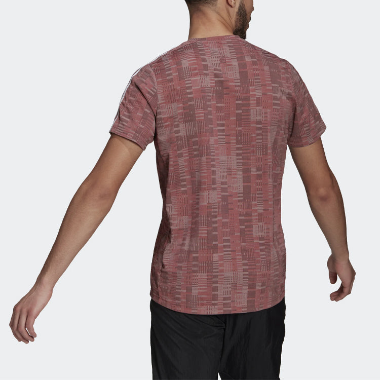 adidas Logo Short Sleeve Men's Red GK5322