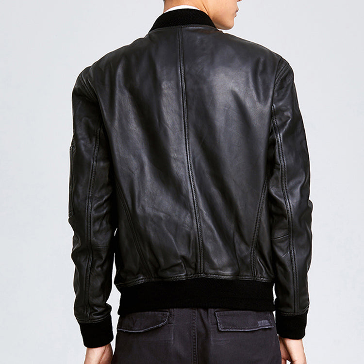 Men's Timberland Casual aviator Jacket Black A1NC4001
