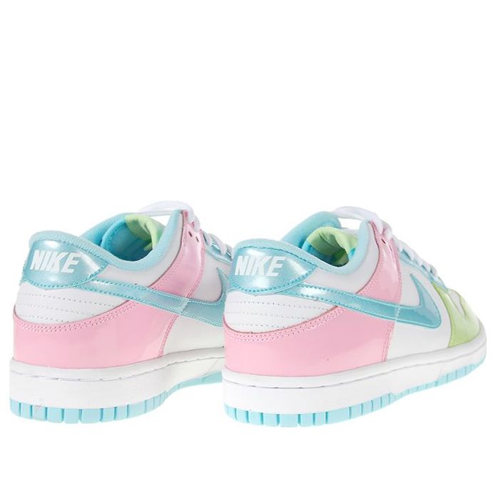 (GS) Nike Dunk Low 'White Pink Blue' 309601-144