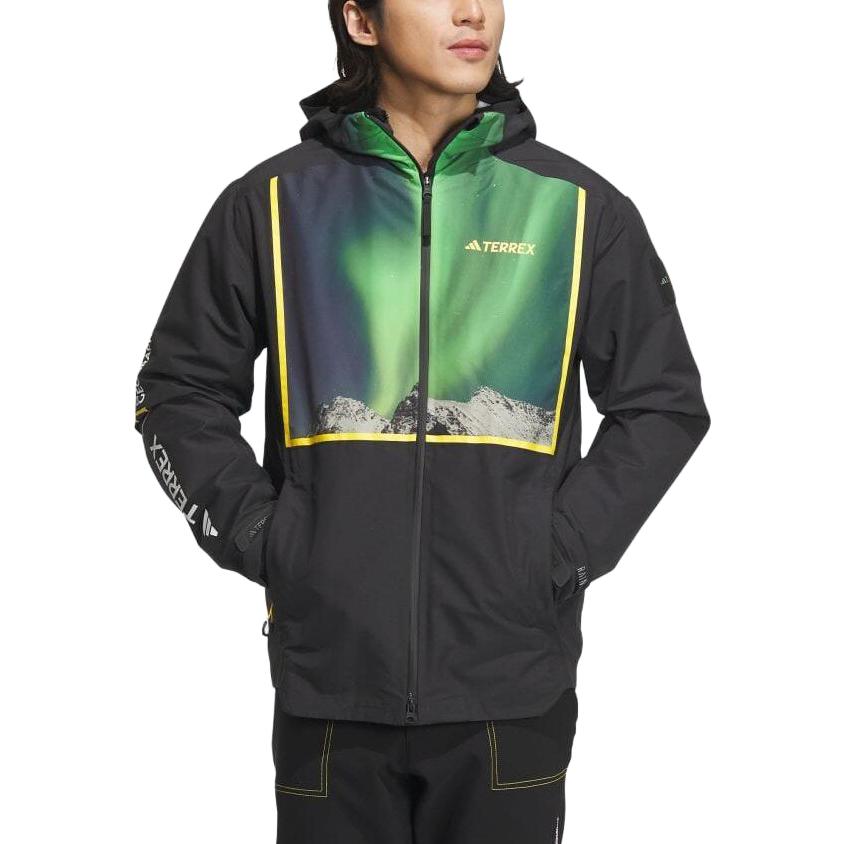 adidas National Geographic RAIN.RDY Three-In-One Jacket 'Black' IL8959