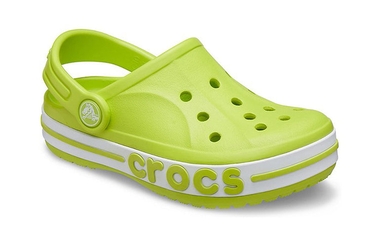 (PS) Crocs Outdoor Flat Heel Beach Sports Green Sandals 205100-3TX