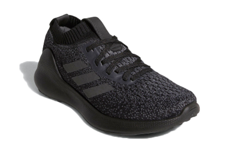 (GS) adidas Purebounce J Knitted Low Tops Casual Black B76071