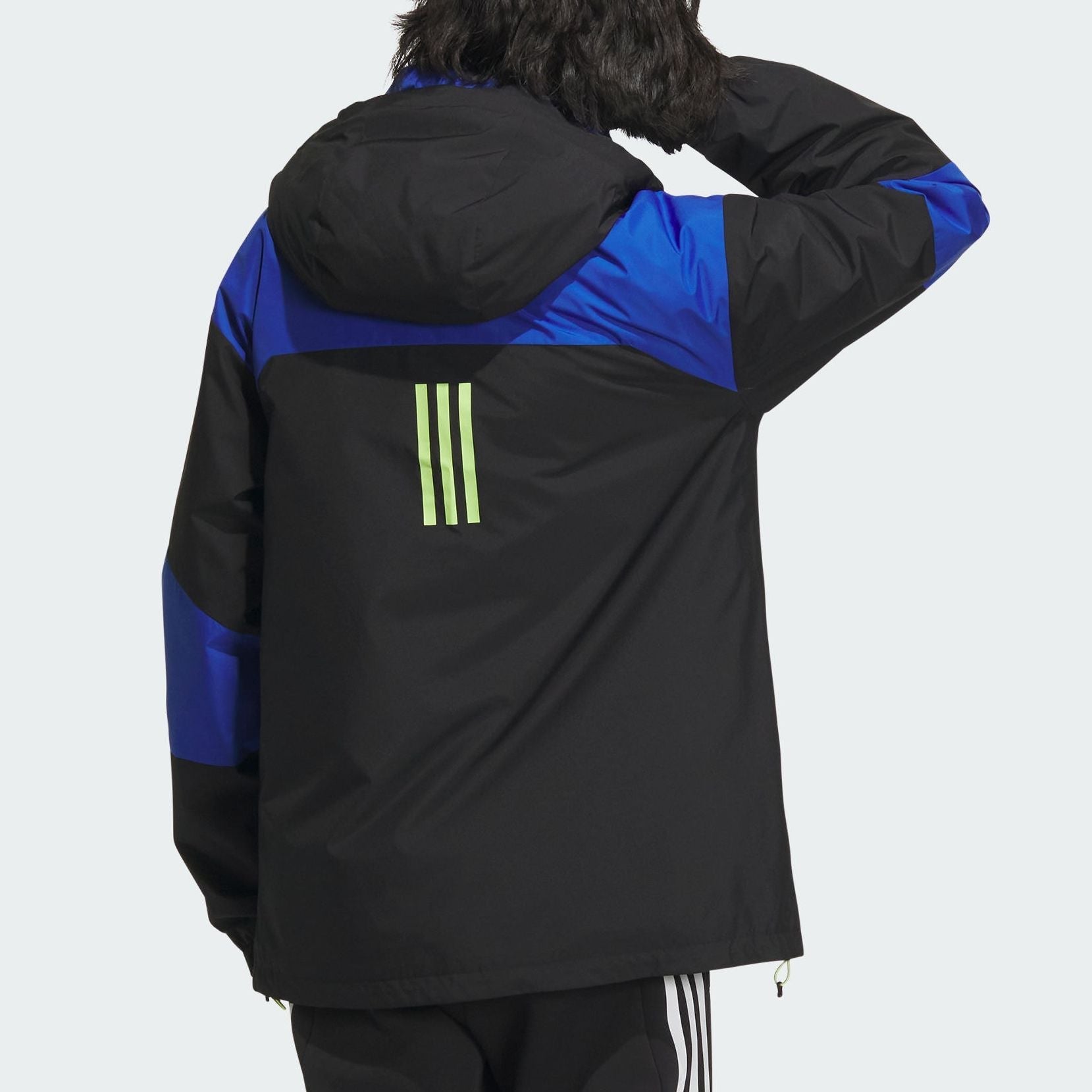 adidas Snow Sport-Inspired 3-In-1 Down Jacket 'Black Blue' IU2676