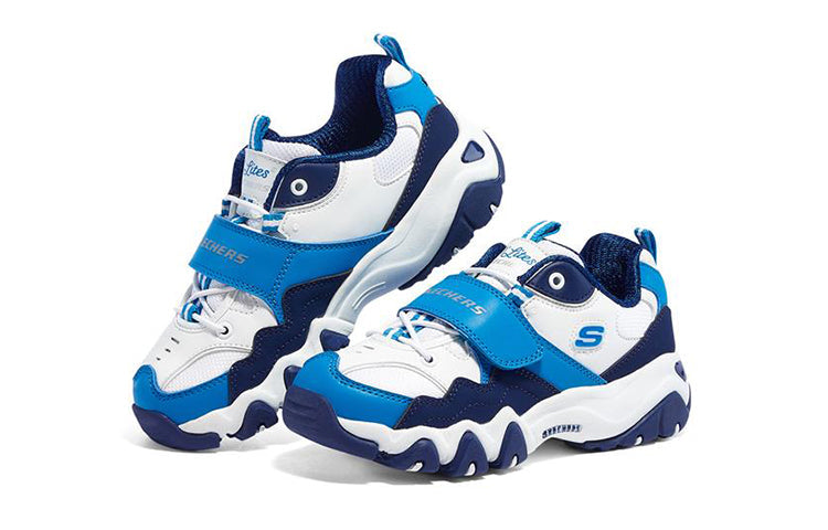 (GS) Skechers D'Lites 2.0 'Blue White' 996301L-BLW