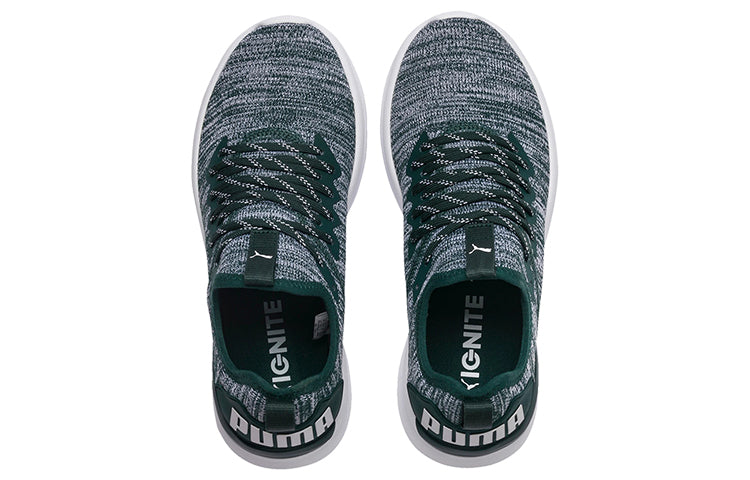 (WMNS) PUMA Ignite Flash Evoknit 'Gray Green White' 190511-16