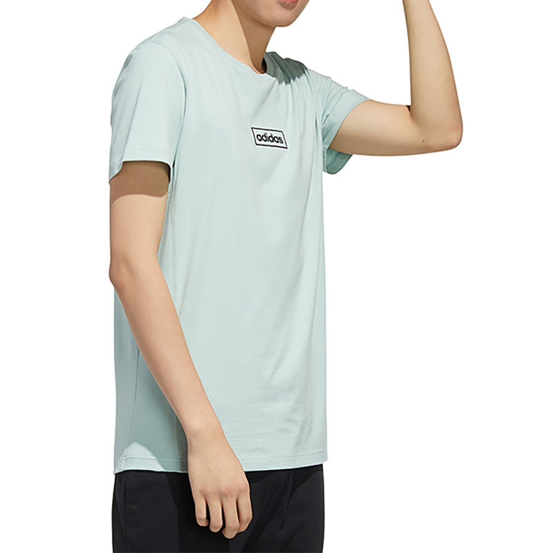 adidas neo M C+ TEE Sports Round Neck Short Sleeve Green FP7463