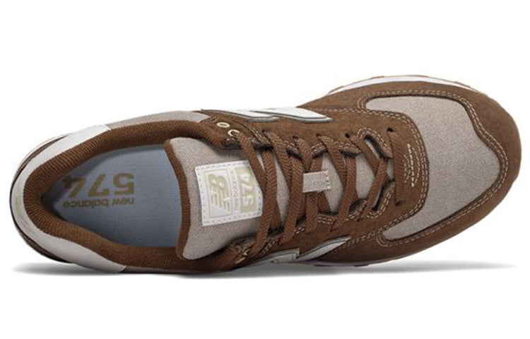 New Balance 574 Shoes Brown/Grey ML574SNM