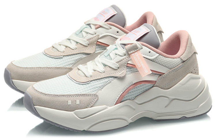 (WMNS) Li-Ning Candle Dragon 'White Light Blue Pink' AGCQ424-3