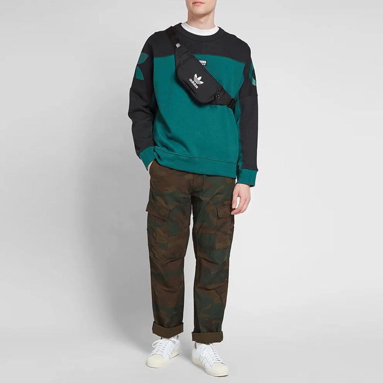 adidas originals MENS R.Y.V. Crewneck Sweatshirt Green FK3240