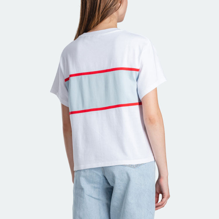 Levis Loose Casual Pure Cotton Short Sleeve White 85498-0000