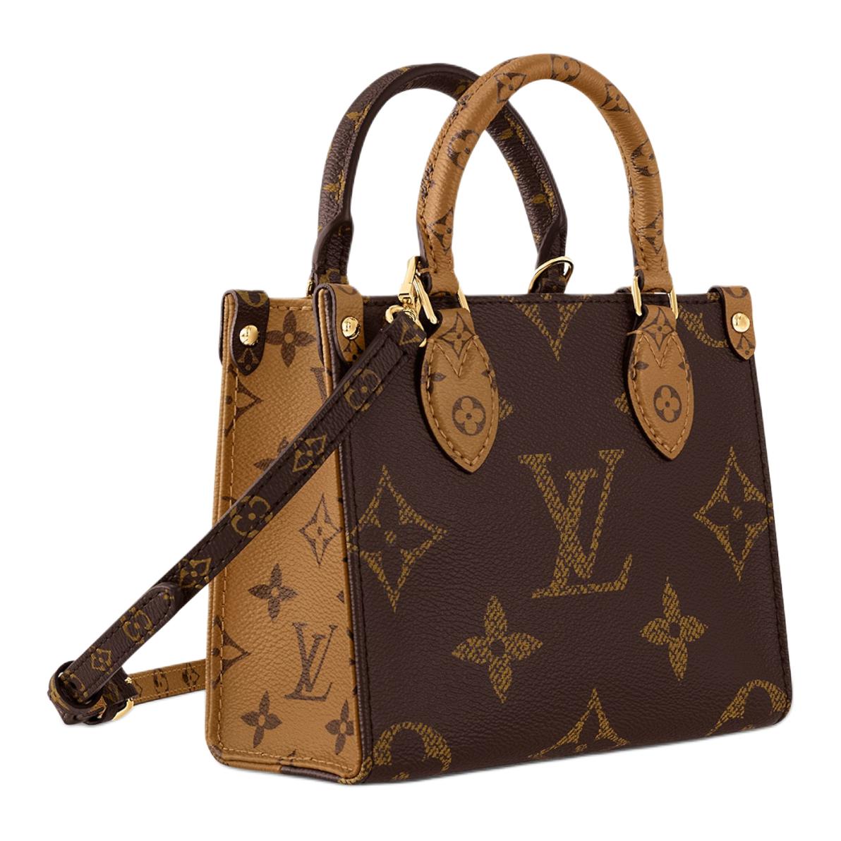 (WMNS) LOUIS VUITTON OnTheGo BB Monogram Reverse Canvas Handbag 'Brown' M46839
