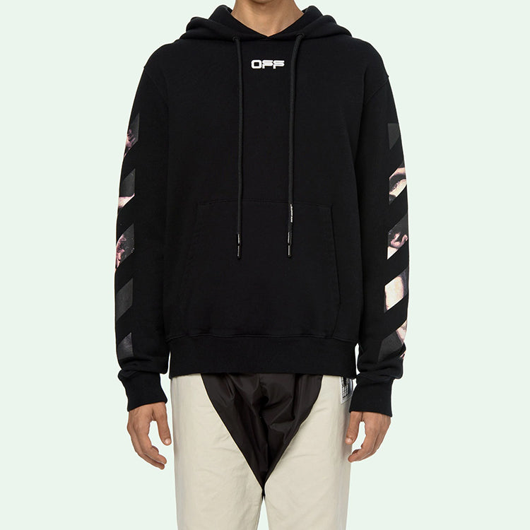Off-White SS20 Caravaggio Back Arrows Sketch Mens Logo Sweater OMBB034S20E300041088