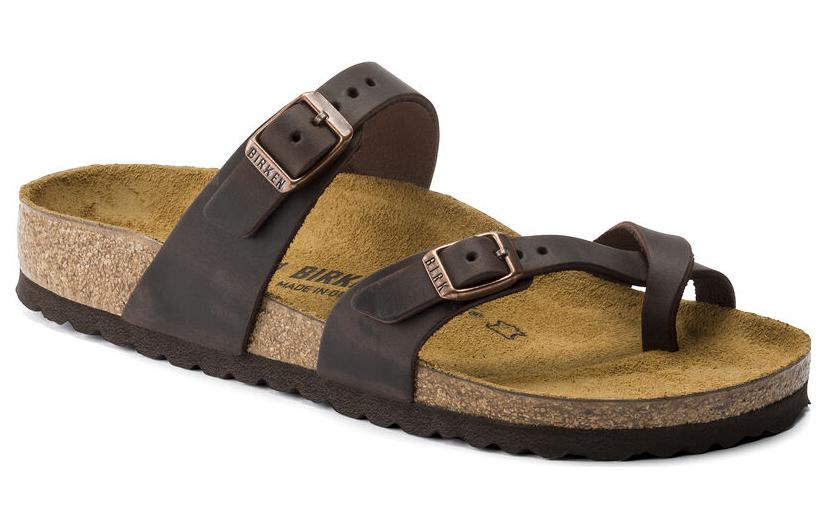 (WMNS) Birkenstock Mayari Oiled Leather Narrow Fit 'Habana' 0171323