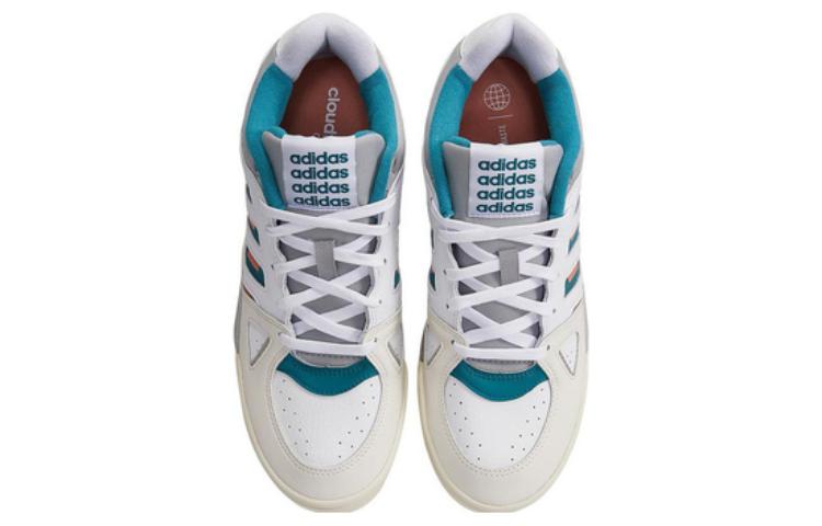 adidas Midcity Low Basketball Shoes 'White Grey Aqua' ID5403