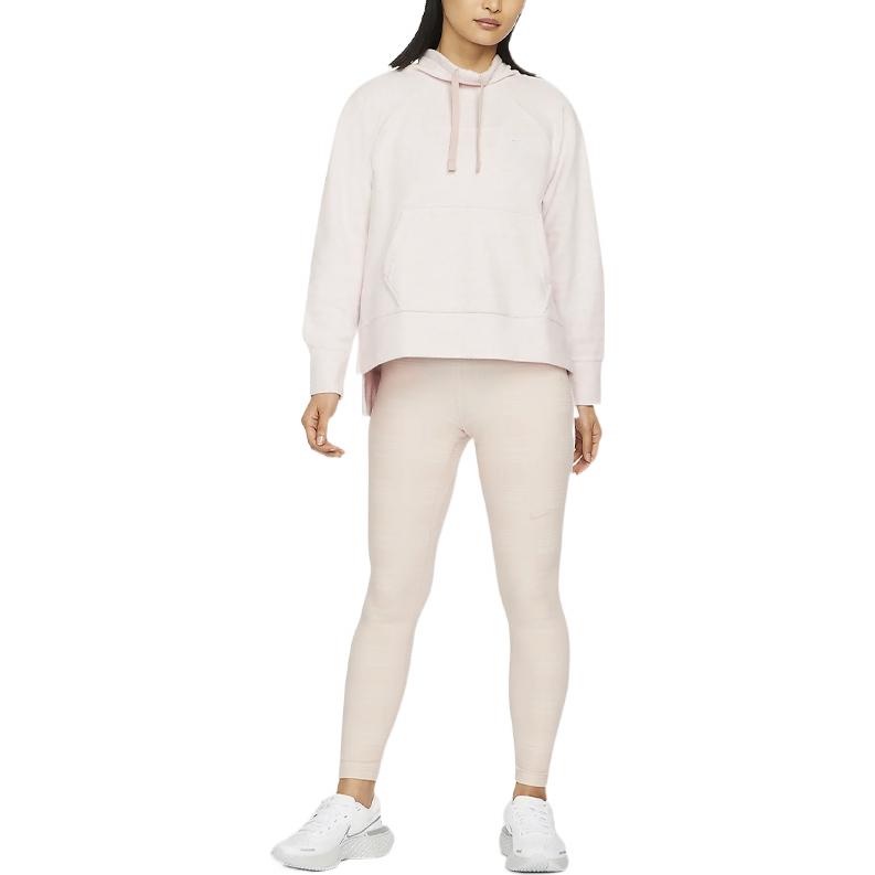 (WMNS) Nike Therma-fit Cowl Solid Color Casual Sports Long Sleeves Pink Hoodie 'Oxford Pink White' DD6477-601