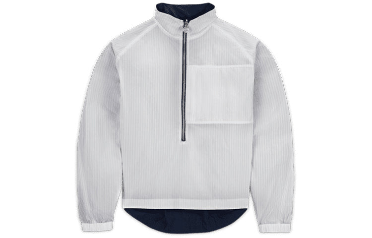 Nike Air x Kim Jones Double-Sided Windproof Reflective Logo Jacket Unisex Blue/White DC9985-100