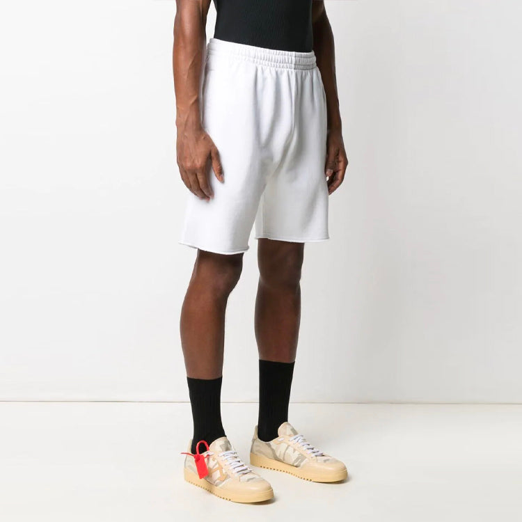 Off-White SS21 Arrows Pattern Printing Sports Shorts Version White OMCI006S21FLE0030110