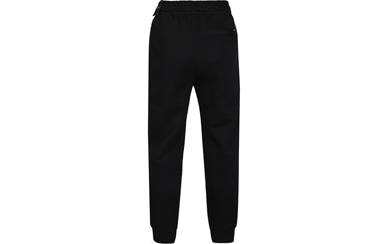 Air Jordan Flight Fleece logo Athleisure Casual Sports Long Pants Black CV6149-010