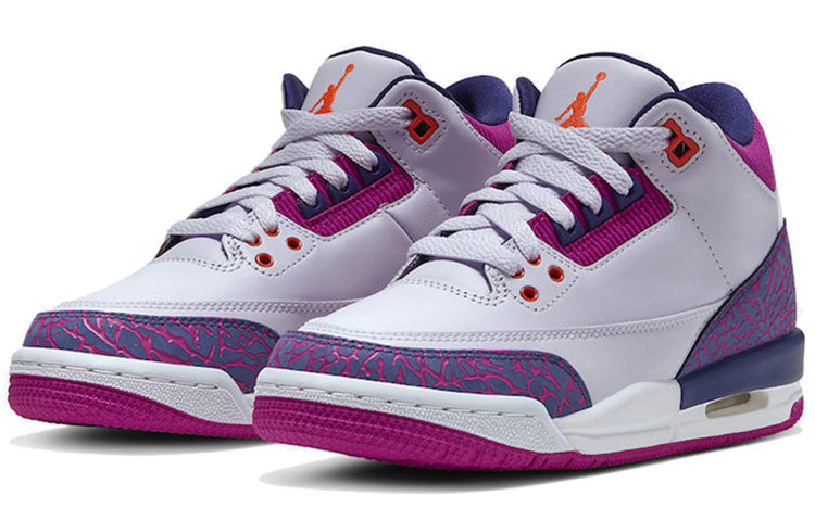 (GS) Air Jordan 3 Retro 'Barely Grape' 441140-500