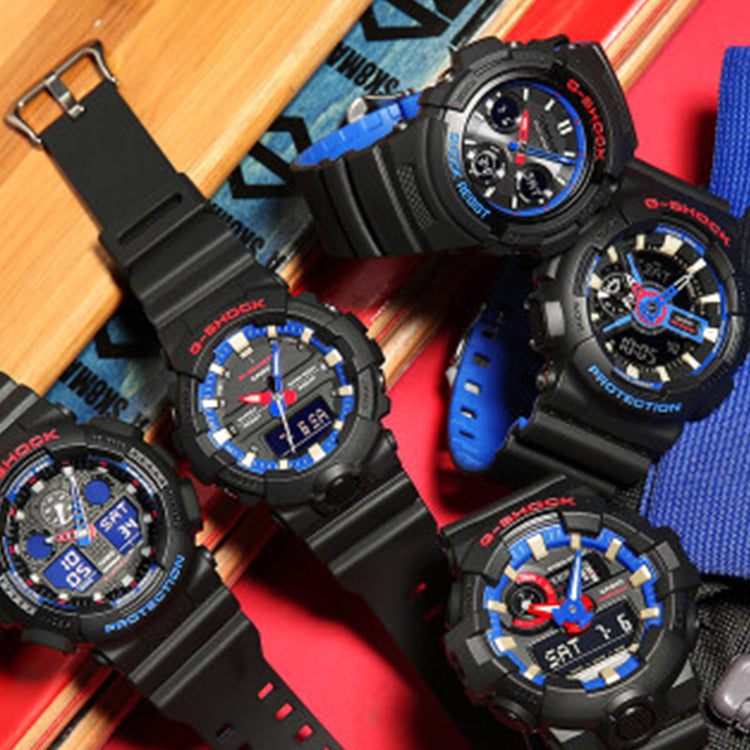 CASIO G-Shock Analog-Digital 'Black Blue' AWG-M100SLT-1APR