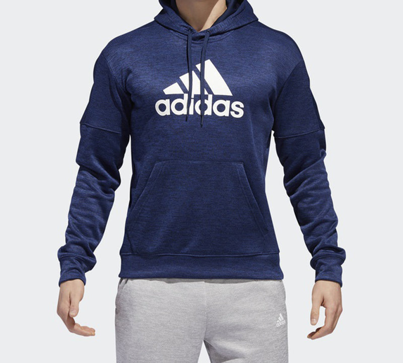 adidas Large logo Printing Pattern Pullover Navy Blue DH9320