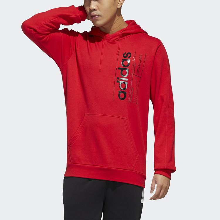 Men's adidas Casual Sports Pullover Red FQ7993