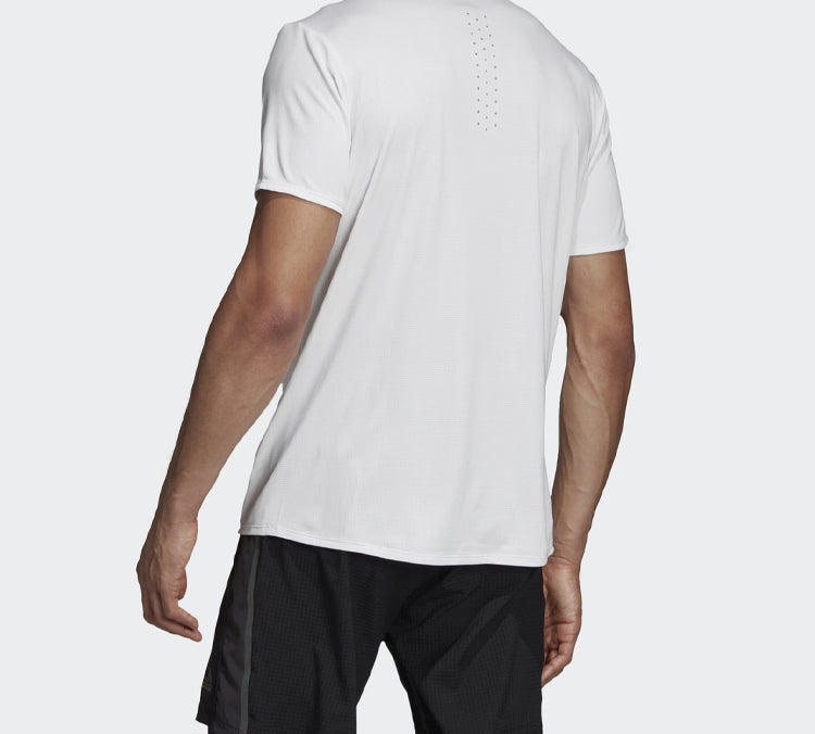 adidas Logo Breathable Short Sleeve White DQ1847