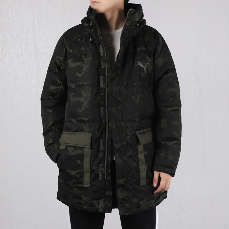 PUMA Hoodie Long Sleeve Jacket 'Green' 581641-70