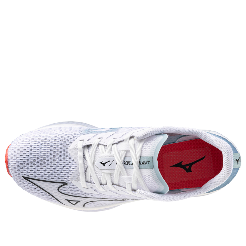 (WMNS) Mizuno Wave Rebellion Flash 2 'White Grey Mist' J1GD243521
