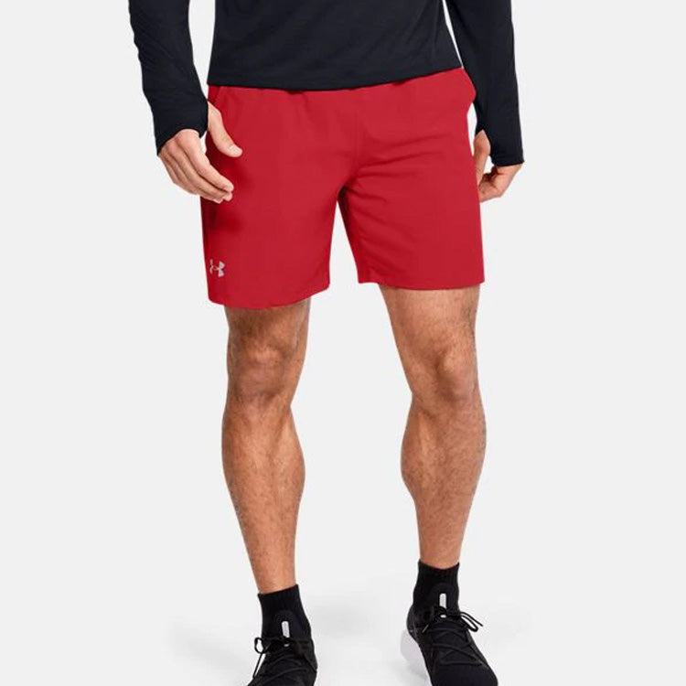 Under Armour SpeedPocket 7inch Running Shorts 'Red' 1351189-608