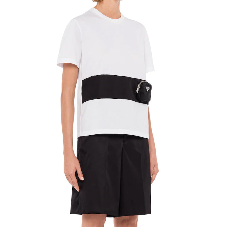 PRADA Knit Short Sleeve White 135684-1XBH-F0964-S-202