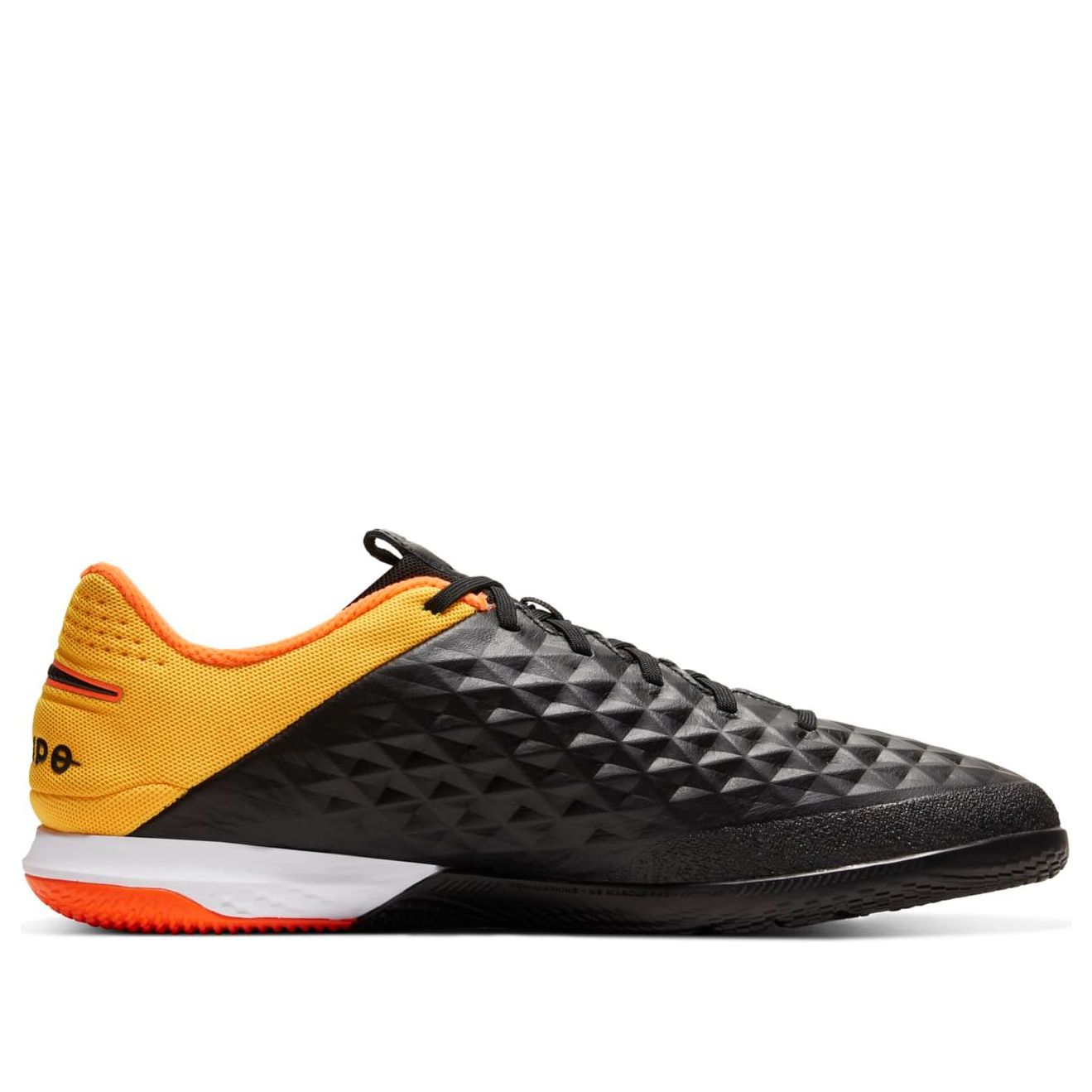 Nike Tiempo React Legend 8 Pro IC 'Black Yellow' AT6134-008