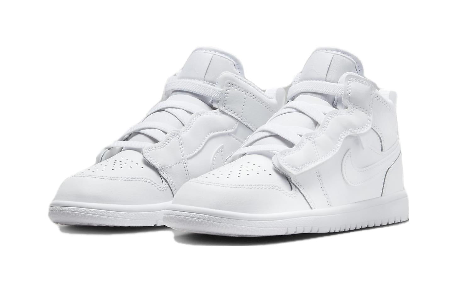 (PS) Air Jordan 1 Mid Alt 'Triple White' AR6351-136