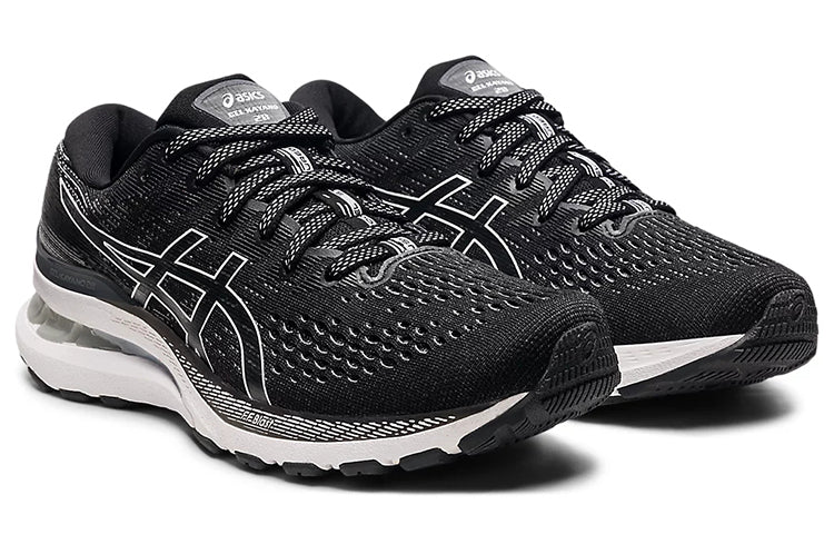 (WMNS) ASICS Gel-Kayano 28 Wide 'Black White' 1012B046-003