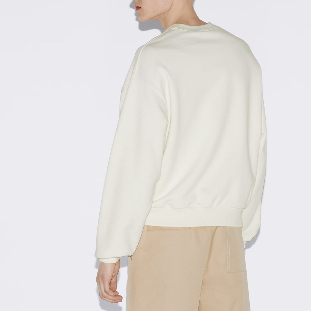 Gucci Cotton Jersey Sweatshirt With Gucci Print 'Off White' 768530-XJGI6-9095