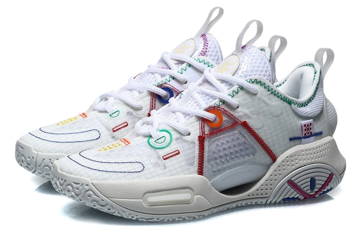 (GS) Li-Ning Wade All City 9 V1.5 'White Red' ABPR033-3