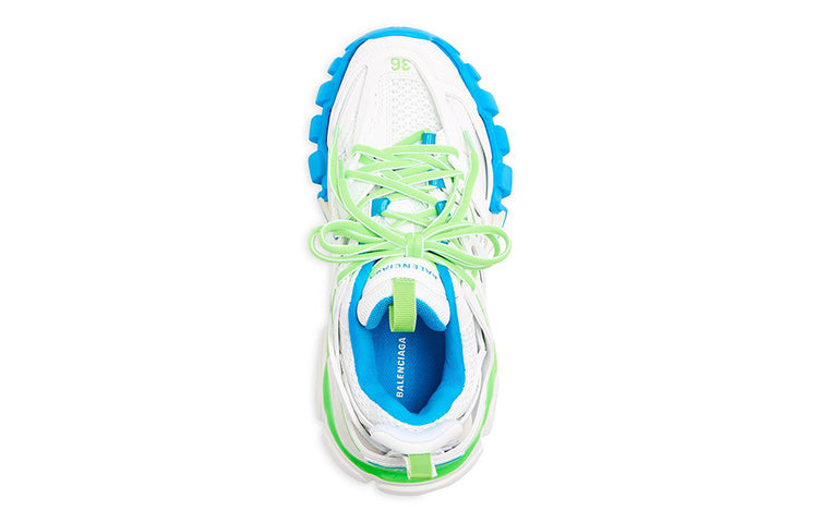 (WMNS) Balenciaga Track Sneaker 'White Green' 542436W3AC49034