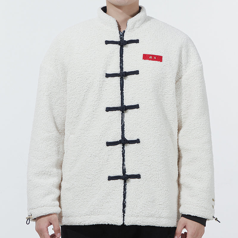 PUMA limited CNY Yott Stand Collar logo Jacket White 534687-65