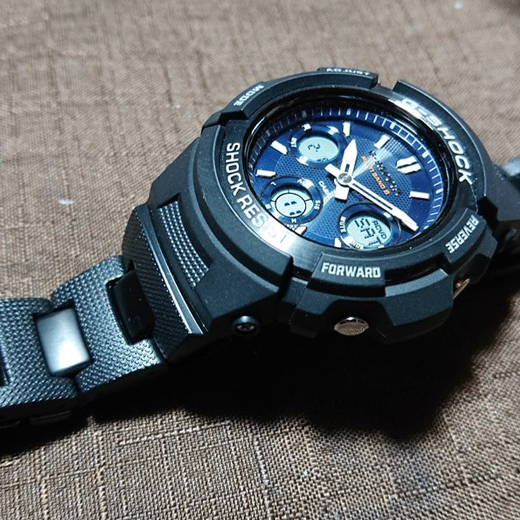CASIO G-Shock Analog-Digital 'Blue' AWG-M100SB-2AJF
