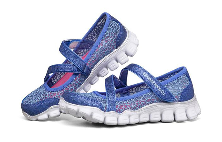 Skechers Flex 2 K 'Blue White' 81221L-BLU