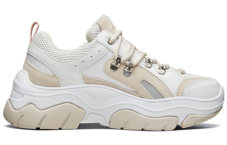 (WMNS) Skechers Black Jack Daddy Shoes White 74238-OFWT