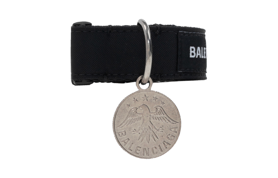 Balenciaga Logo Coin Braecelet 'Black' 656450-TZ10Z-1268